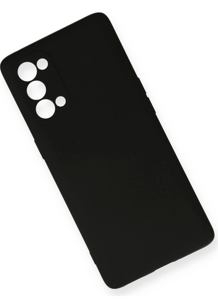 Newface Oppo Reno 5 Pro Kılıf Nano Içi Kadife Silikon - Siyah modelleri