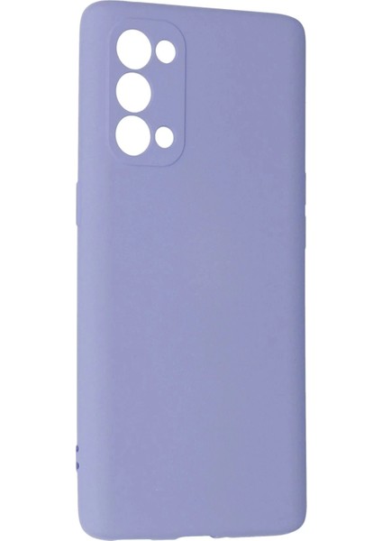 Newface Oppo Reno 5 Pro Kılıf Nano Içi Kadife Silikon - Lila fiyatları