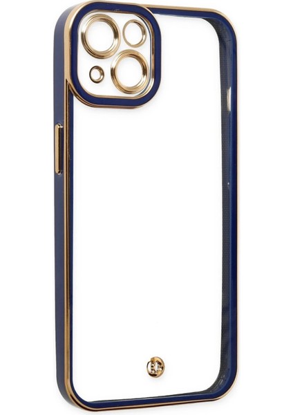 Newface iPhone 14 Plus Kılıf Liva Lens Silikon - Mavi fırsatları