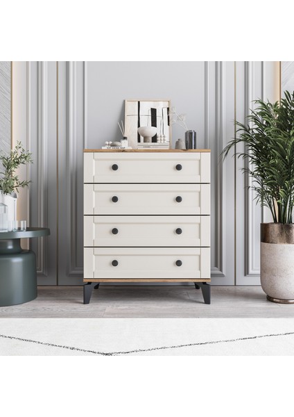 Silva&karin 4 Çekmeceli Şifonyer Tamamı Mdf (Aytaşı)