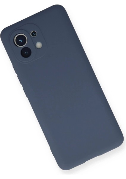 Newface Xiaomi Mi 11 Kılıf Nano Içi Kadife Silikon - Gri modelleri