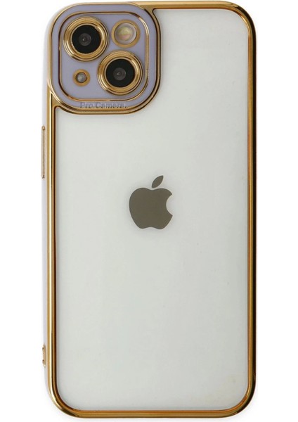 Newface iPhone 14 Plus Kılıf Liva Lens Silikon - Lila fiyatları