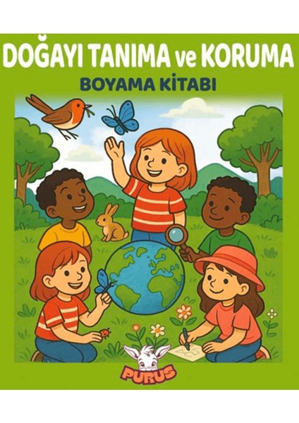 Doğayı Tanıma ve Koruma Boyama Kitabı