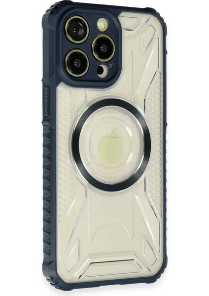 Newface iPhone 13 Pro Max Kılıf Prag Magneticsafe Kapak - Lacivert fiyatları