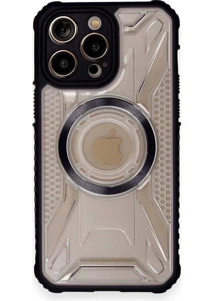 Newface iPhone 12 Pro Kılıf Prag Magneticsafe Kapak - Siyah