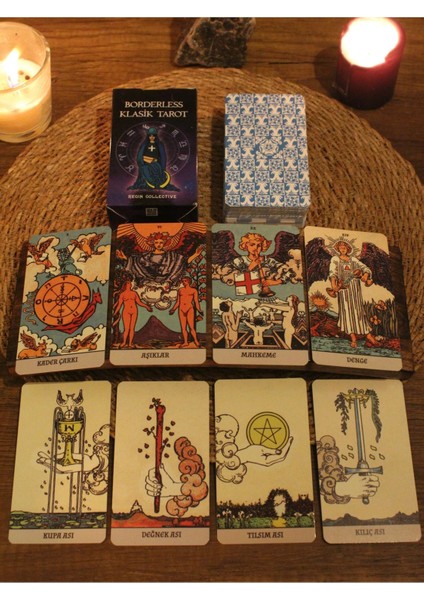 Klasik Borderless Tarot Destesi - 78 Kart