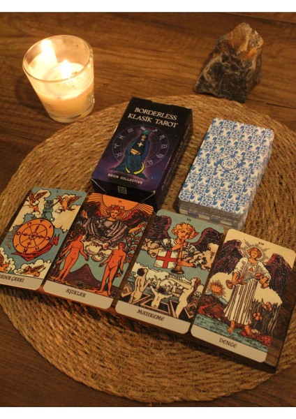 Klasik Borderless Tarot Destesi - 78 Kart fiyatları