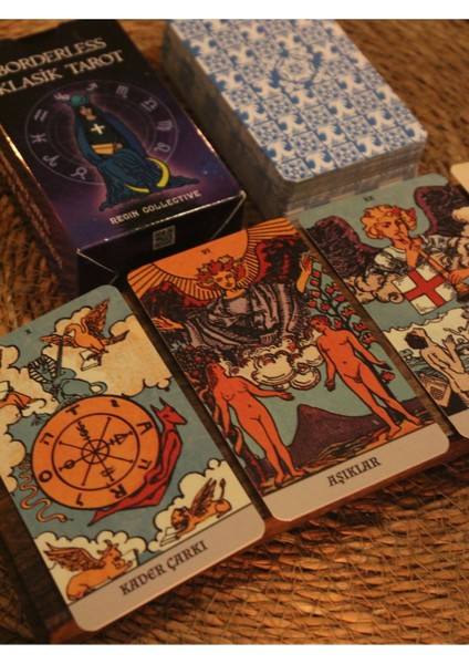 Klasik Borderless Tarot Destesi - 78 Kart fırsatları