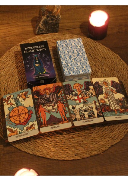 Klasik Borderless Tarot Destesi - 78 Kart