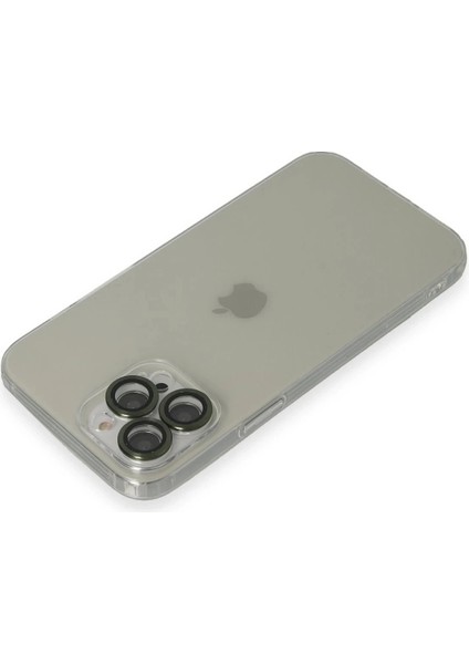 Newface iPhone 13 Pro Max Kılıf Luko Lens Silikon - Yeşil modelleri