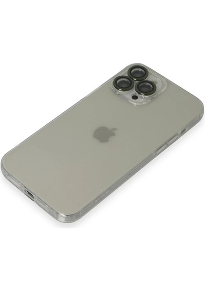 Newface iPhone 13 Pro Max Kılıf Luko Lens Silikon - Yeşil fırsatları