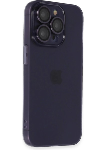 Newface iPhone 14 Pro Max Kılıf Luko Lens Silikon - Derin Mor fiyatları