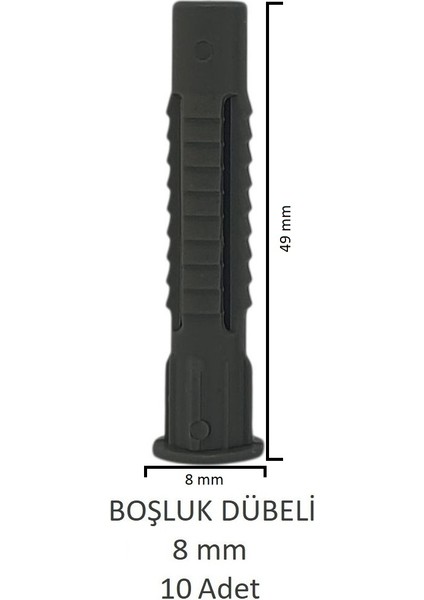 Tuğla Boşluk Dübeli 8 mm 10 Adet fırsatları