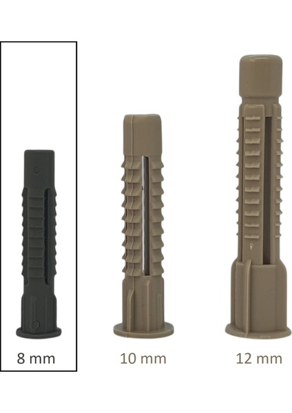 Tuğla Boşluk Dübeli 8 mm 10 Adet indirimleri