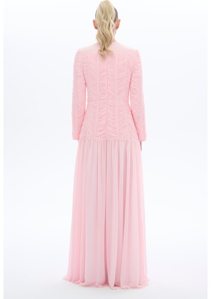 Empirde Detaylı Elbise Pembe fırsatları