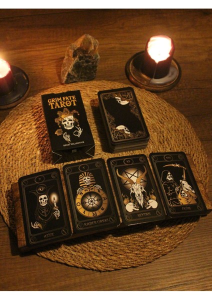 Grim Fate Tarot Destesi - 78 Kart fırsatları