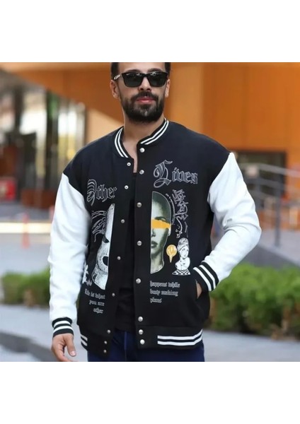 Erkek Oversize Kolej Ceket Iyah modelleri