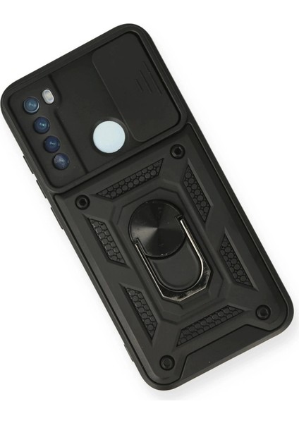 Newface Xiaomi Redmi Note 8 Kılıf Pars Lens Yüzüklü Silikon - Siyah modelleri