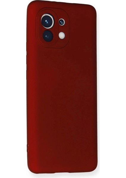 Newface Xiaomi Mi 11 Kılıf First Silikon - Bordo fiyatları
