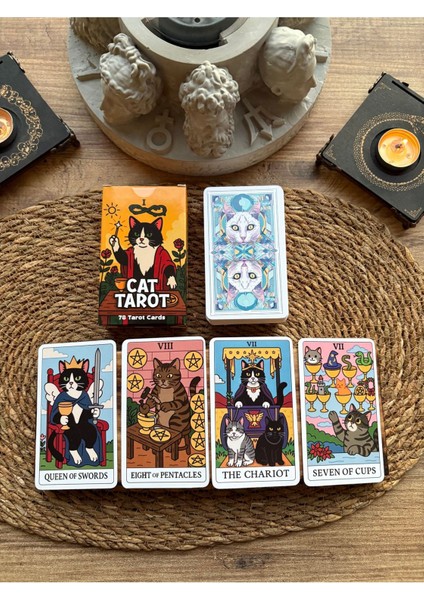 Kedi Tarot Destesi - 78 Kart