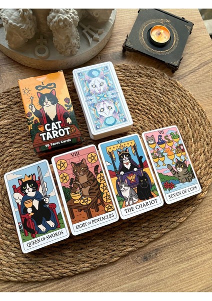 Kedi Tarot Destesi - 78 Kart fiyatları