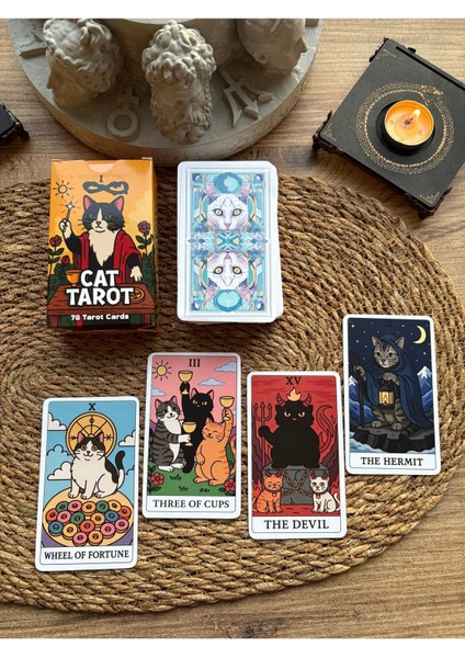 Kedi Tarot Destesi - 78 Kart modelleri