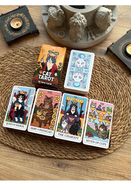 Kedi Tarot Destesi - 78 Kart