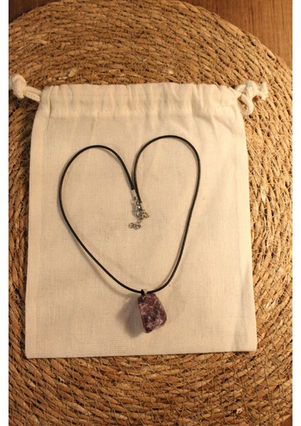 Ametist Koyu Mor Tepe Çakra Spiritüel Doğal Taş Enerji Kolye fırsatları