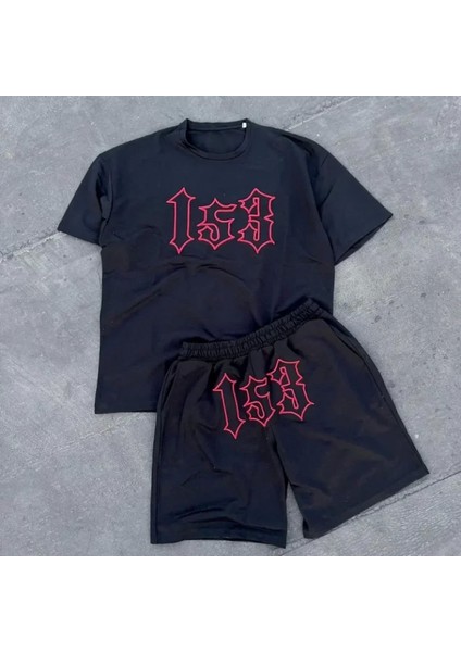 Erkek Nakış Işlemeli Şortlu Takım Iyah