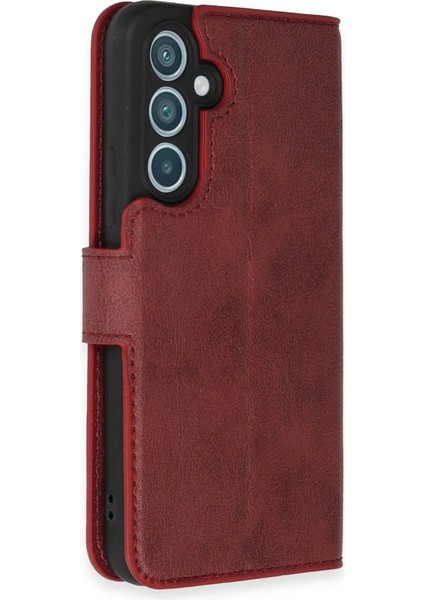 Newface Samsung Galaxy A34 5g Kılıf Trend S Plus Kapaklı Kılıf - Kırmızı fiyatları