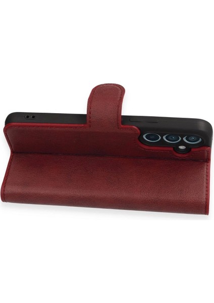 Newface Samsung Galaxy A34 5g Kılıf Trend S Plus Kapaklı Kılıf - Kırmızı fırsatları