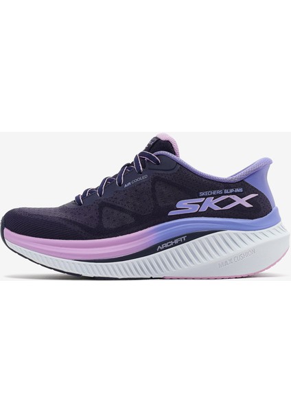 Go Walk Max Cushioning Arch Fit Areena Kadın Mavi Yürüyüş Ayakkabısı 125582 Nvlv