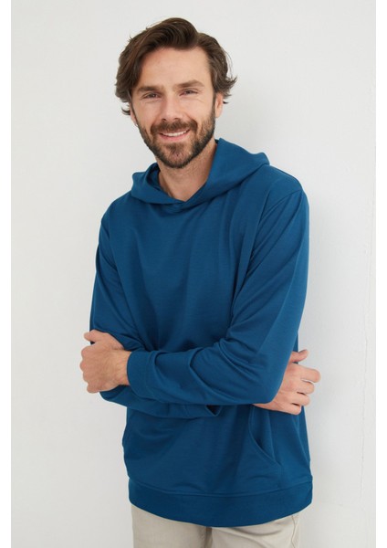 Kapüşonlu Kanguru Cepli Sweatshirt fırsatları