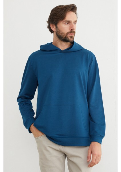 Kapüşonlu Kanguru Cepli Sweatshirt indirimleri