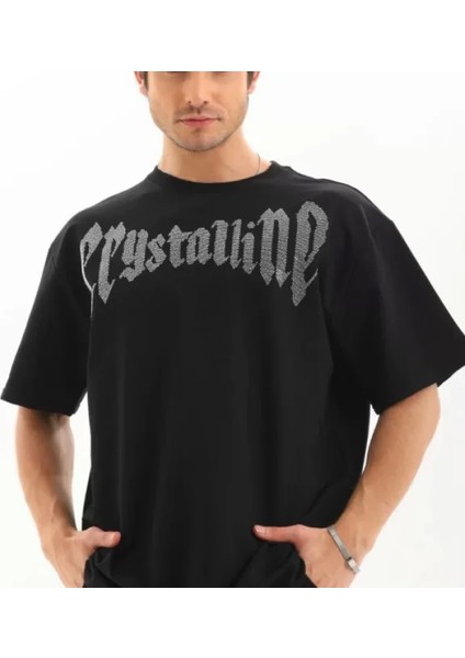 Unisex Oversize Taşlı Thirt Iyah fiyatları