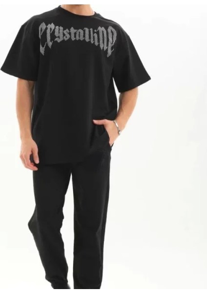 Unisex Oversize Taşlı Thirt Iyah fırsatları