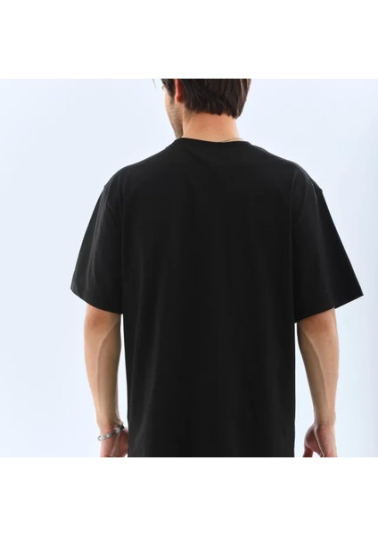 Unisex Oversize Taşlı Bisiklet Yaka Thirt Iyah fiyatları