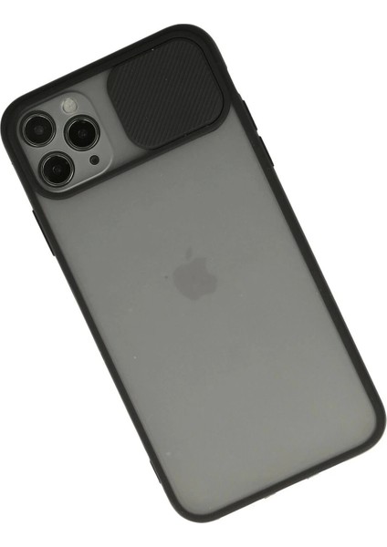 Newface iPhone 11 Pro Kılıf Palm Buzlu Kamera Sürgülü Silikon - Siyah fiyatları