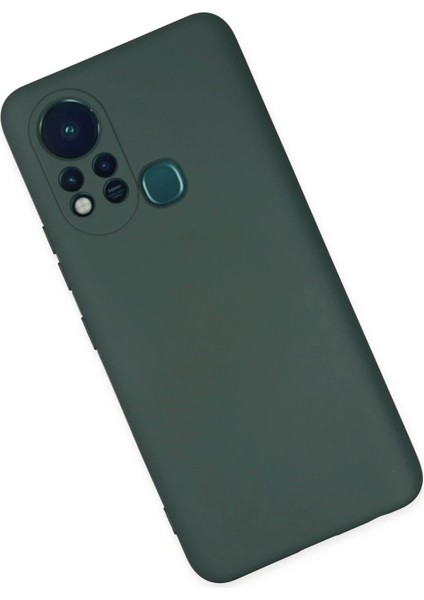 Newface Infinix Hot 11S Kılıf Nano Içi Kadife Silikon - Koyu Yeşil fiyatları