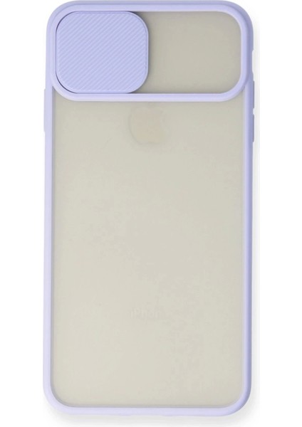 Newface iPhone x Kılıf Palm Buzlu Kamera Sürgülü Silikon - Lila fiyatları