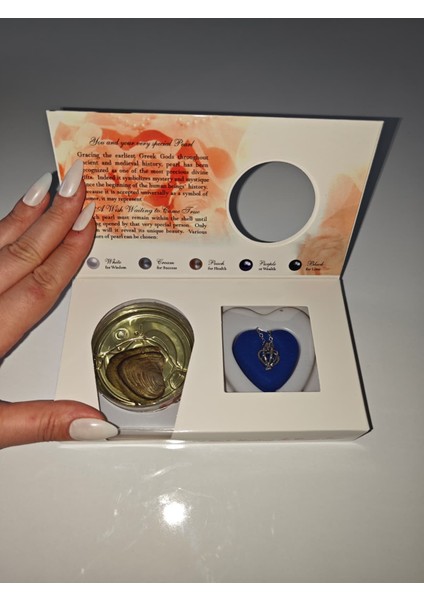 Gerçek Istiridye Içinde Inci Kolye