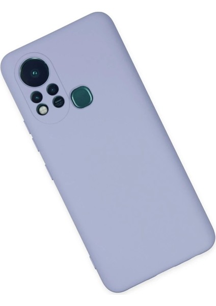 Newface Infinix Hot 11S Kılıf Nano Içi Kadife Silikon - Lila modelleri
