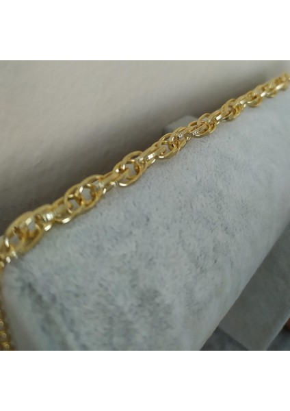 Altın Kaplama Zincir Iç Içe Geçmeli Halat Bileklik modelleri