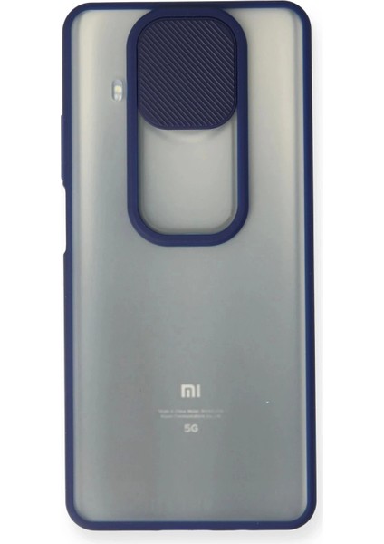 Newface Xiaomi Mi 10T Lite Kılıf Palm Buzlu Kamera Sürgülü Silikon - Lacivert fiyatları