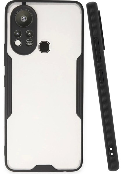 Newface Infinix Hot 11S Kılıf Platin Silikon - Siyah