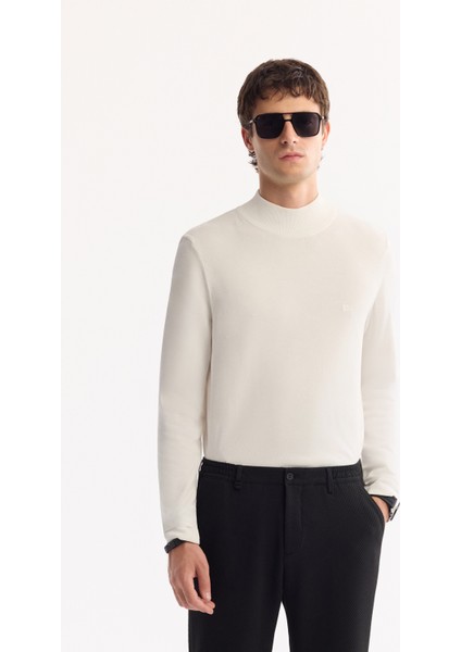 Erkek Siyah Yani Lastikli Bi-Stretch Hafif Slim Fit Pantolon A52Y3218