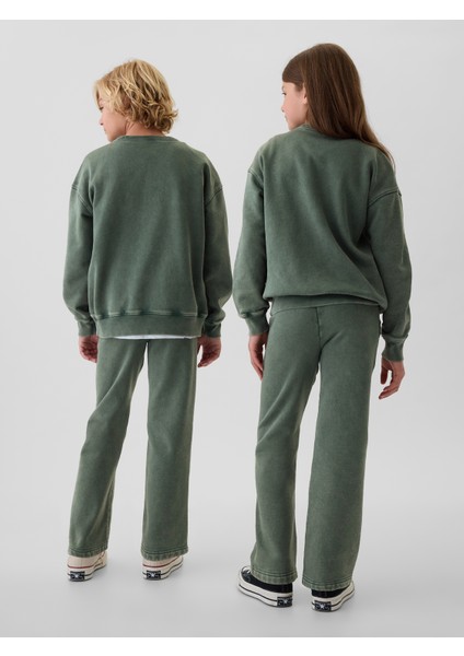 Erkek Çocuk Yeşil Vintage Soft Relaxed Eşofman Altı fırsatları