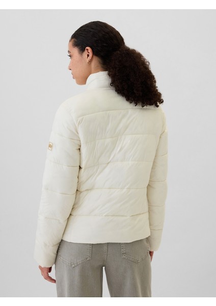 Kadın Kırık Beyaz ColdControl Puffer Şişme Mont fırsatları