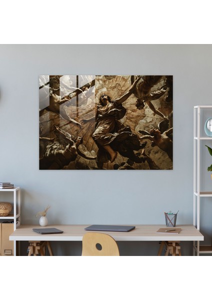 Caravaggio Tarzı Ev Dekorasyonu - Caravaggio Ev Dekorasyonu Modern Sanat Cam Tablo fiyatları