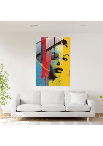 Andy Warhol Cam Tablo Modern Sanat - Andy Warhol Cam Sanatı Modern Sanat Cam Tablo fiyatları